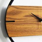 Clean Wooden Wall Clock