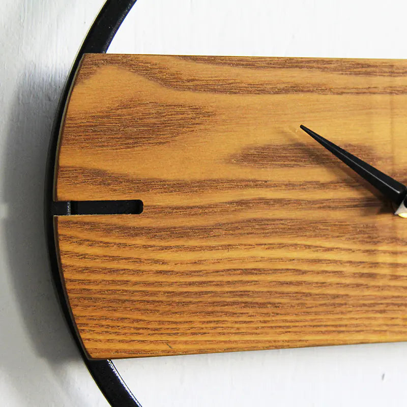 Clean Wooden Wall Clock