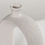 White Ceramic Flower Vase