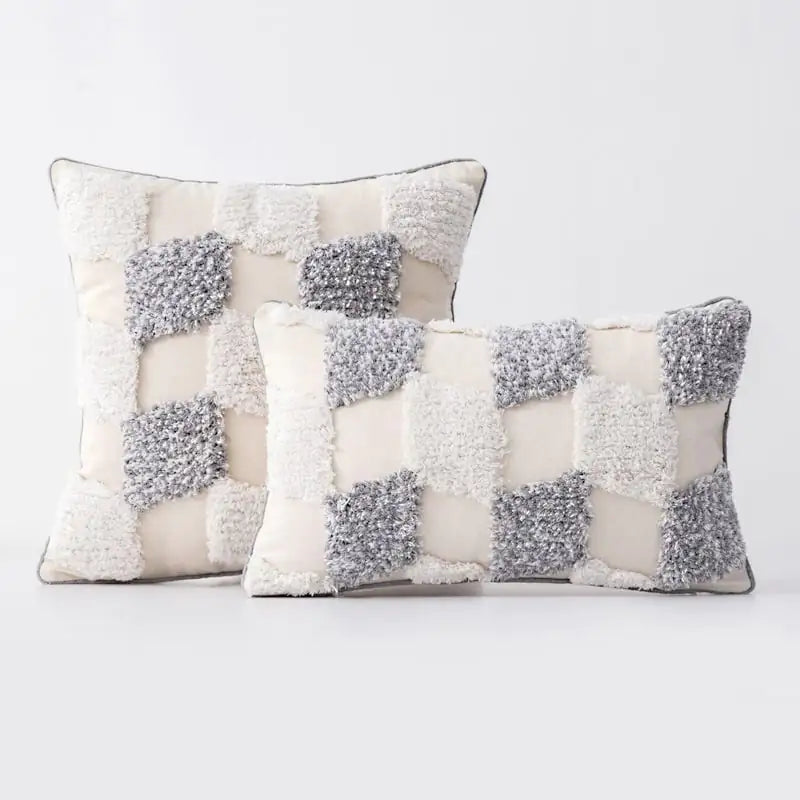 Lace Tassel Tufted Pillow