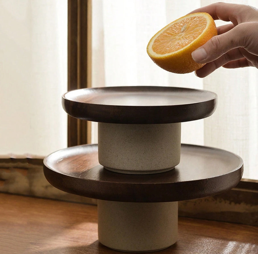 Minimalist Acacia Wood Display Tray