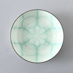 Striped Pattern Ceramic Plate