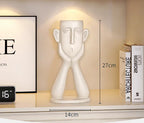 Creative Face Ceramic Vase