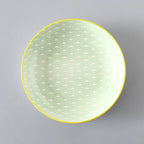 Striped Pattern Ceramic Plate