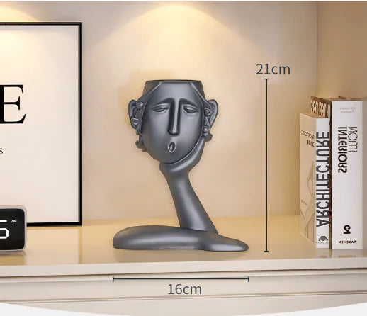 Creative Face Ceramic Vase