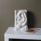 Abstract Face Flower Vase
