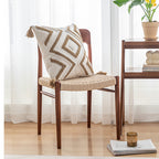 Tassel Tufted Bohemian Pillow