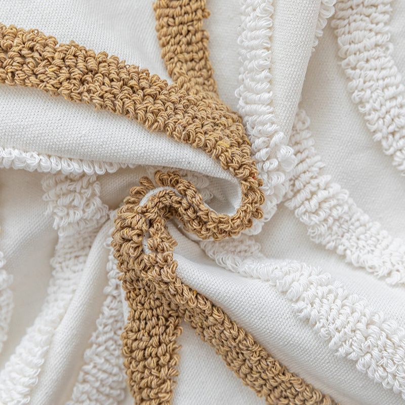 Tassel Tufted Bohemian Pillow