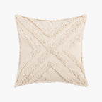 Beige Tufted Decorative Pillow