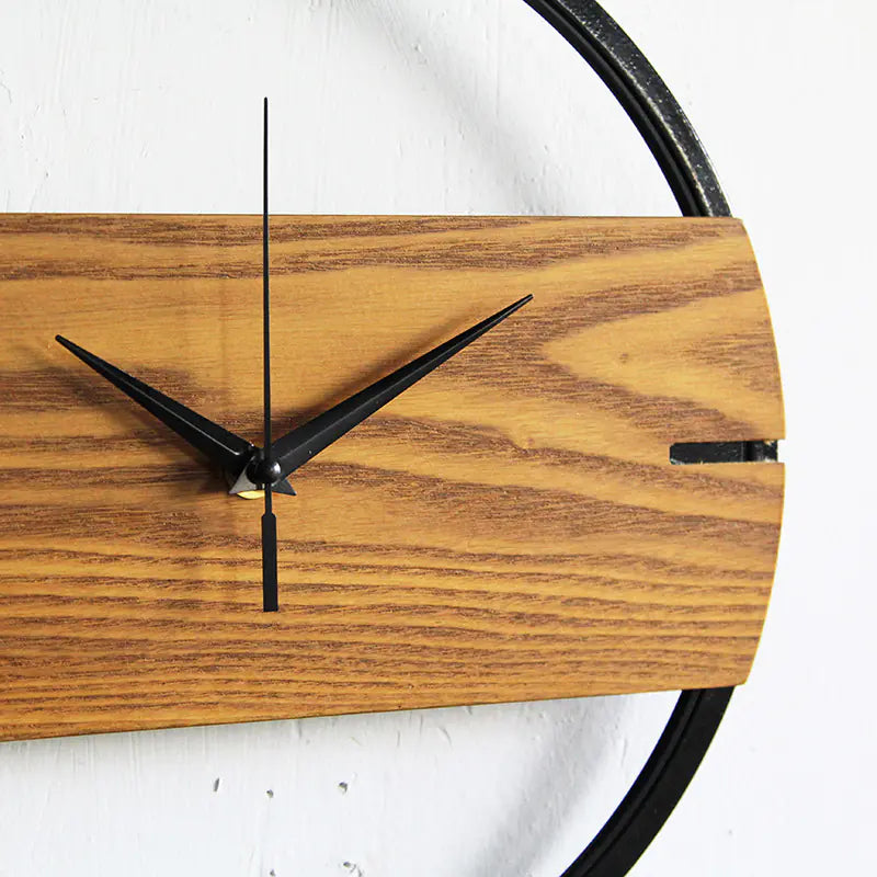 Clean Wooden Wall Clock