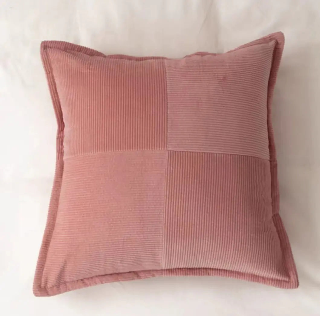 Corduroy Fringe Throw Pillows