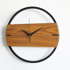 Clean Wooden Wall Clock
