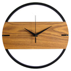 Clean Wooden Wall Clock