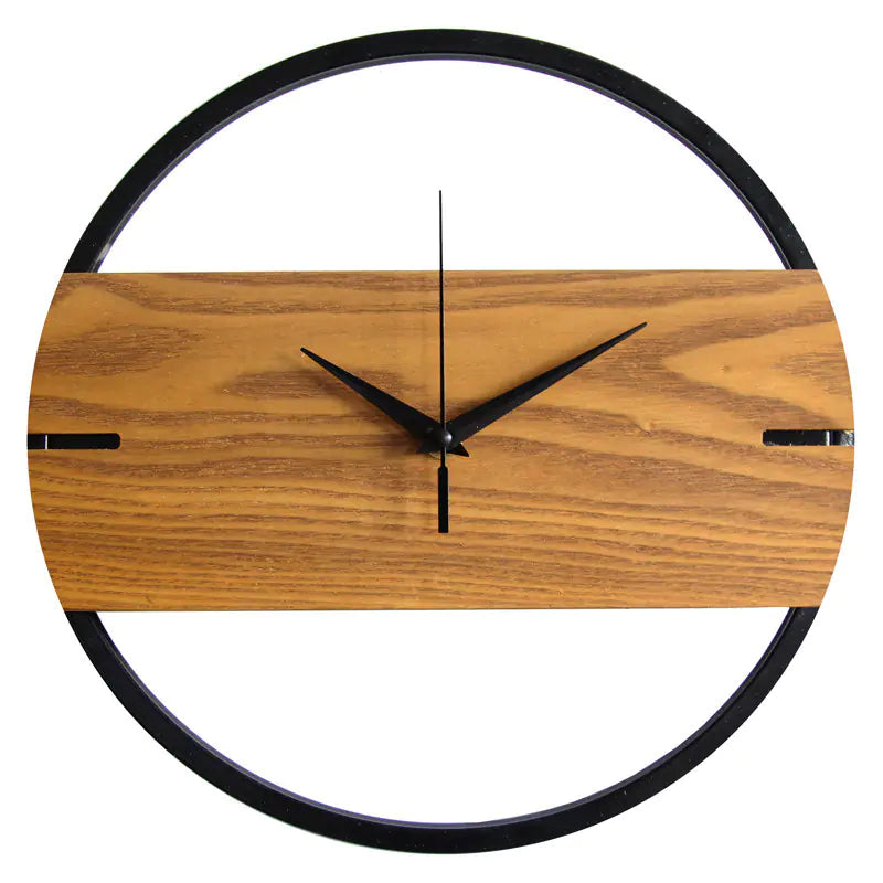 Clean Wooden Wall Clock