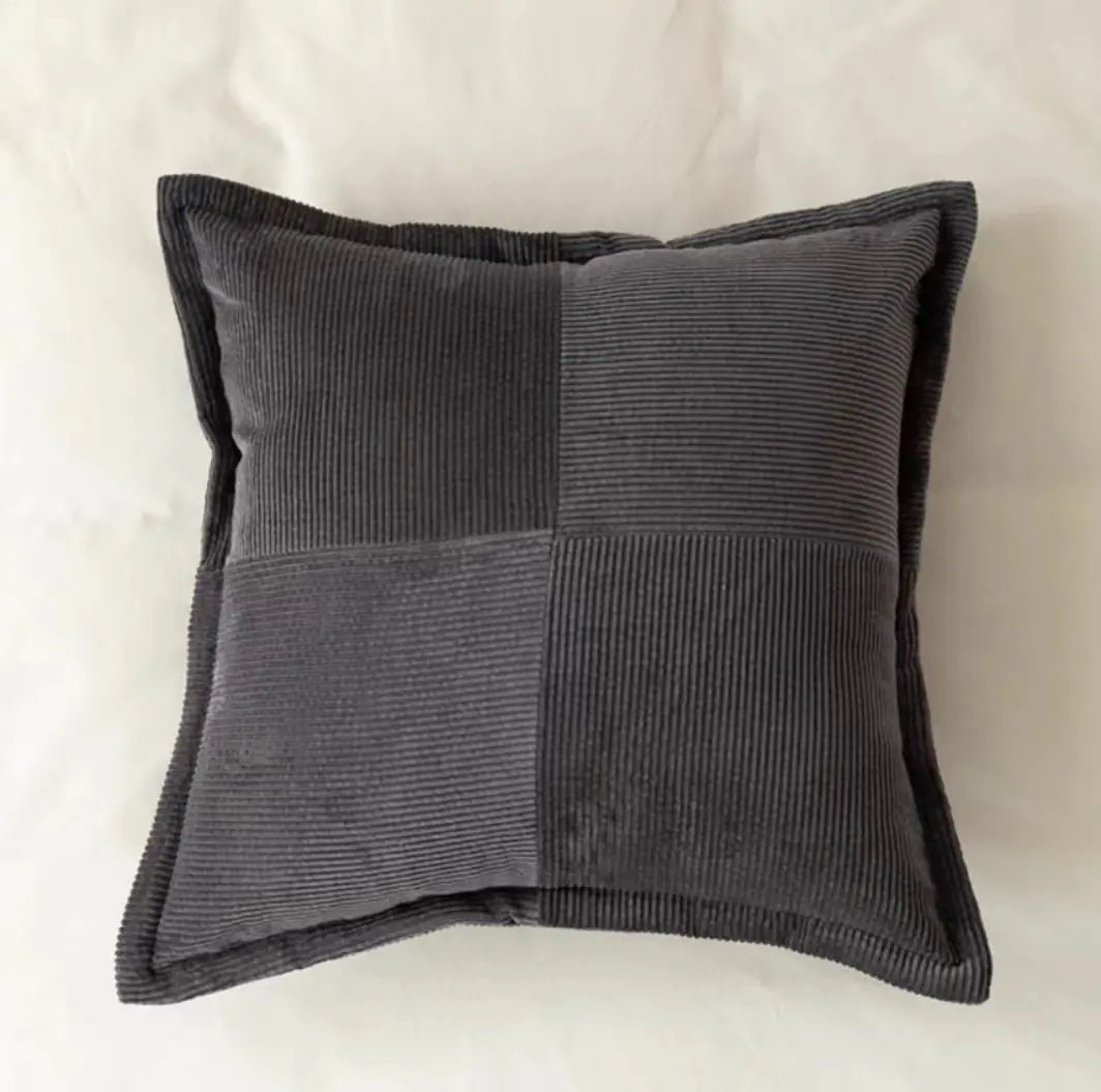 Corduroy Fringe Throw Pillows