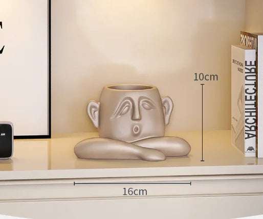 Creative Face Ceramic Vase