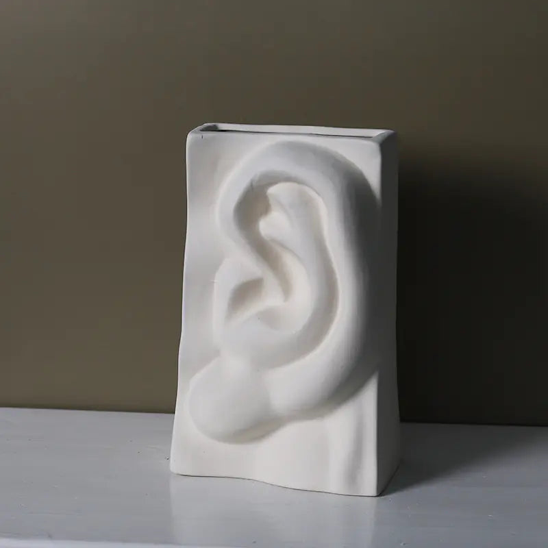 Abstract Face Flower Vase