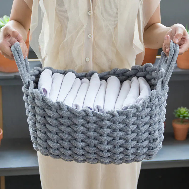 Cotton Storage Box and Basket