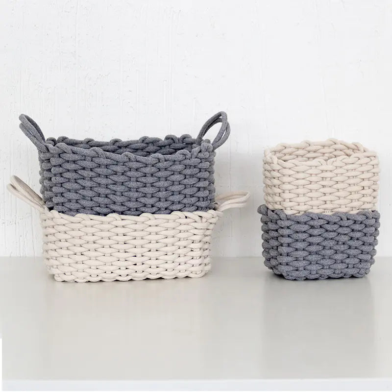 Cotton Storage Box and Basket