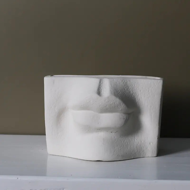 Abstract Face Flower Vase