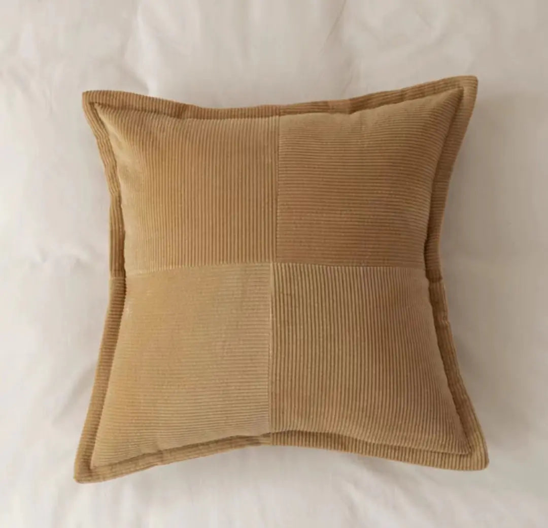 Corduroy Fringe Throw Pillows
